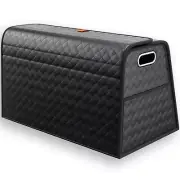 Aiuwo Foldable Leather Trunk Organizer for Car, SUV, Truck, MPV, Multi-Compar...