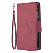 Magnetic PU Leather Case for Huawei P Smart 2020 Zipper Wallet Cover