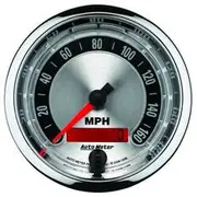 Autometer American Muscle Speedo 160 Mph Electronic Programmable - 160mph, 3 3/8 Inch, AU1288