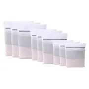 9Pcs Mesh Laundry Bags with Zipper Travel Storage Organize Bag Clothing Washing Bags-Fine net