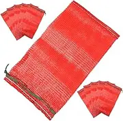 CRILSTYLEO 50pcs Mesh Onion Bags Agricultural Packing Bags with Drawstring for of Onions Potatoes Garlic Oranges and Apples Lightweight and Versatile