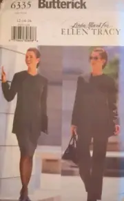 BUTTERICK PATTERN 6335 JACKET SKIRT MISSES/PETITE SIZES 12 14 16 UNCUT VINTAGE