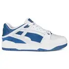 PUMA Slipstream Suede Fs Logo Lace Up Mens Blue, White Sneakers Casual Shoes 38