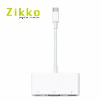 在飛比找momo購物網優惠-【ZIKKO】USB-C VGA Multiport Ada