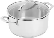 Scanpan STS Stainless Steel Dutch Oven, 24 x 12 cm, 4.8 Litre Capacity