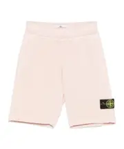 Stone Island Junior Logo Badge Bermuda Shorts 12,8Y,6Y,4Y,14Y,3Y,12Y,10Y light pink