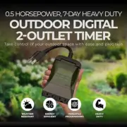 Coleman Cable 50014 7-Day Outdoor Digital Timer
