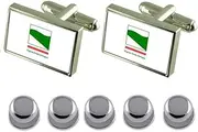 [Select Gifts] Shirt Dress Studs Emilio-Romanjo Region Italy Flag Cufflinks