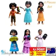 6 Pcs Encanto Mirabel Isabella PVC Action Figure Model Toy Cake Topper Gift Set