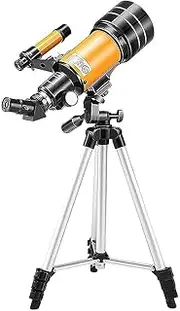 Telescope for Kids Adults Beginner, Monocular Telescope 30070 with Adjustable Tripod Phone Adapter for Moon Watching Bir