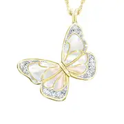 Whispers From Heaven Butterfly Remembrance Pendant