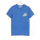 [二手] 【日本直送】 T-shirt Crew neck cotton blue double logo