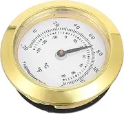 HEALEEP Small Indoor Outdoor Thermometer Compact Temperature Gauge for Tea Storage Jar Reliable Temperature for Patio and Room Use Easy to Read Design