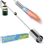 TAUSOM Propane Weed Torch 811 Model - 36" Long Heavy-Duty Flame Thrower with Built-In Ignition, 1,200,000 BTU Weed Burner for Garden Weeding, Ice Melting, Roofing & Charcoal Igniting