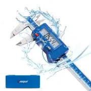 Digital Caliper 6", IP54 Stainless Steel Water Resistant Caliper with Large L...