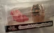 Wizard Of Oz Ruby Slipper & Toto 2pc Ceramic Salt And Pepper Shaker. New