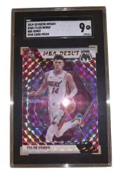 2019 Panini Mosaic Tyler Herro Pink Camo NBA Debut 9