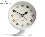 Newgate Spheric Alarm Clock White