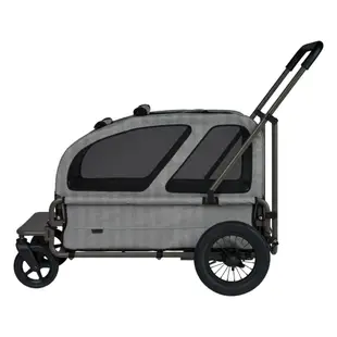 日本🇯🇵代買 AIRBUGGY 2023-24 A/W秋冬 灰色粗花毛呢限量版 DOME3 大型寵物推車 大型老狗適用