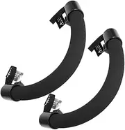 BUGUUYO 2pcs Car Seat Back Assist Handles Practical Grip for Elderly Disabled Durable Car Accessories for Extra Support Easy Entry Exit Fit for Vehicles