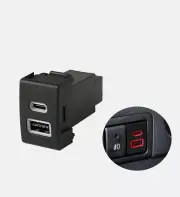 Fast Charger USB-C PD+USB-A QC3.0 Port Socket Kits For Suzuki GRAND VITARA 98-05 (for: Suzuki)