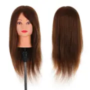 24‘’ Mannequin Head with Clamp Holder for Braiding Hair Styling Practice Manikin