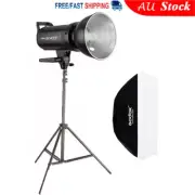 Godox SK400II 2.4G Studio Flash Strobe Light + 60*60cm Softbox + Light Stand