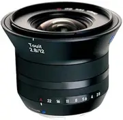 [ZEISS] Touit 2.8/12 Wide-Angle Camera Lens for Fujifilm X-Mount Mirrorless Cameras, Black