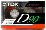 Cassette Tape TDK D90 IEC I Type I Normal Position 2 Tapes Regular Jewel Case