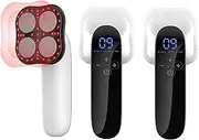 Glowsculpt Body Massager, Glowsculpt Body Sculptor, 4 Heads Cordless Electric Cellulite Massager, Professional Handheld Multifunctional Machine for Belly, Waist, Arm, Leg, Butt (2Pcs)