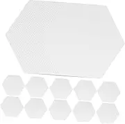DOITOOL 100pcs Quilting Paper Templates Versatile DIY Crafting Tools for Sewing Patchwork and Handmade Projects Durable Paper Molds for Easy Pattern Creation