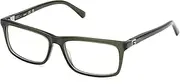 [GUESS] GU50190 096 Shiny Dark Green 56/16/150 Men's Glasses, 096 Shiny Dark Green, 56/16/150