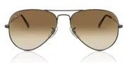 Ray-Ban RB3025 Aviator Gradient 004/51 Men's Sunglasses Grey Size 55