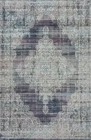 JONATHAN Y Regis Bohemian Medallion Machine-Washable Area Rug in Purple/cream at Nordstrom, Size 3Ft 0In X 5Ft 0In