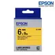 EPSON LK-2YBP 黃底黑字 標籤帶 粉彩系列 (寬度6mm) 標籤貼紙 S652403