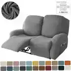 2 Seater Jacquard Recliner Sofa Cover Elastic Sofa Protector Armchair Covers