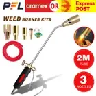 Weed Burner Kit Shrub Grass Killer Propane Gas Torch Garden Tool + 3 Nozzle AU