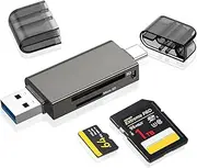 USB 3.0 Card Reader, USB C SD Memory Card Reader