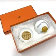 HERMES Saut Hermes Bowl with lid and box