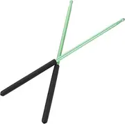 HEATSHAKING 1Pair Metal Jazz Drum Sticks Durable Percussion Instrument Sticks for Snare and Jazz Drums High Grade Material Drumsticks for Weight Training and Practice Smooth Finish