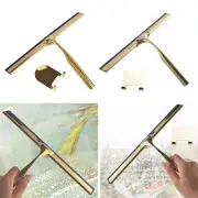 Glass Wiper with Hook Holder Stainless Steel Cleaner Squeegee for Counter