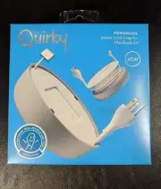 Quirky Powercurl POP Power Cord Wrap Organizer Apple MacBook Air Laptop - Gray