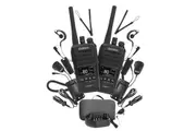 Uniden UH755-2DLX - 5 Watt UHF CB Splashproof Handheld Radio Deluxe Pack