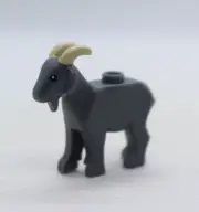 GOAT Dark Bluish Gray 10332 Farm Billy Horns LEGO® Minifigure Animal