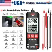 Digital Multimeter Voltmeter Ammeter A1 Fully Automatic AC DC Ohmmeter Tester US