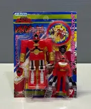 BANDAI 1995 CHOURIKI SENTAI OHRANGER RED PUNCHER SOFUBI VINYL SET JAPAN