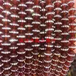 天然紅瑪瑙半成品散珠 紅瑪瑙鑲鉆圓珠半成品散珠串珠半成品