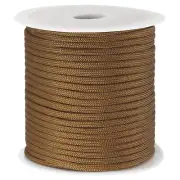 164FT 550 Paracord, 4mm 7 Strand Parachutes Cord Spool, Brown