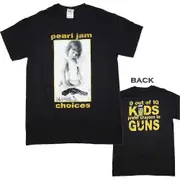 Pearl Jam Choices T-Shirt- Exquisite Workmanship L