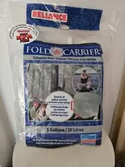 Reliance Fold A Carrier 5 Gal Collapsible Water Container Storage BPA Free Camp